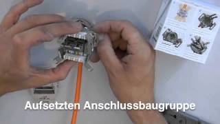 Rutenbeck Kompakt-Universal-Anschlussdose Montagevideo