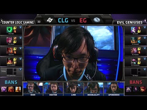 CLG vs Evil Geniuses | 2014 NA LCS Spring split S4 W4D2 G1 | CLG vs EG Week 4 Day 2 full game HD