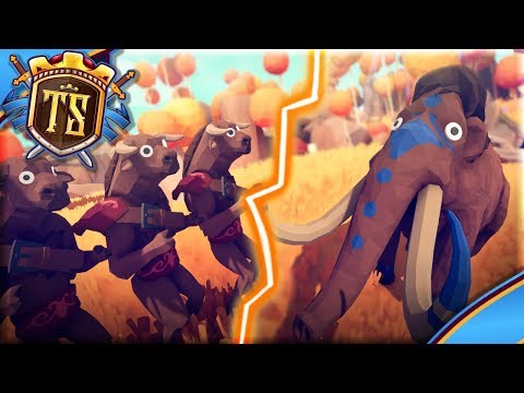 MINOTAURER VS MAMMUT, HVEM MON VINDER?! - Ep 8 | Dansk Totally Accurate Battle Simulator