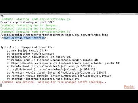 Isomorphic JavaScript with MEVN Stack Create Server with Express js|packtpub com