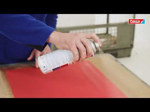 Purškiami klijai TESA PERMANENT, 300ml video
