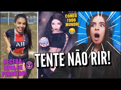 JOVENS REAGEM A OS MELHORES TIK TOK DE COMÉDIA - TENTE NÃO RIR -  RECEBA LUVA DE PEDREIRO!