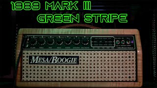 Video thumbnail for Mesa Boogie Mark III Green Stripe by Eddy Lenz