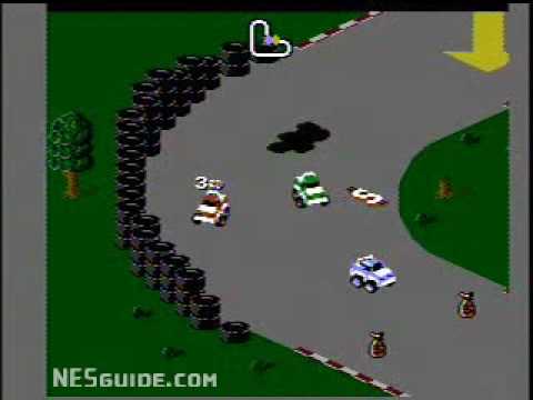 R.C. Pro Am II (Tradewest, 1992) - NES Gameplay