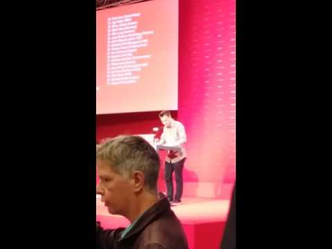Daniel Kehl beim LINKE Bundesparteitag