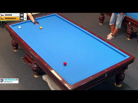 Czech league | 3-cushion | D1 | 1st round | Pavel Domanský v Stanislav Masár