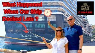 What happened when Cunard Queen Victoria arrived late into Dubrovnik!  Plans Changed but What a Day!