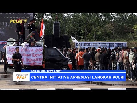 KETUA CENTRA INITIATIVE APRESIASI PENDEKATAN HUMANIS POLRI DALAM PELAYANAN UNJUK RASA