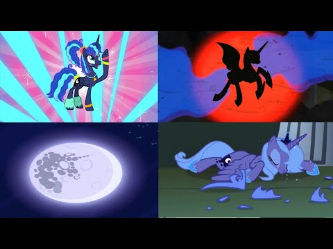 My Little Pony FIM: All Princess Luna/Nightmare Moon/The Mare In The Moon Moments