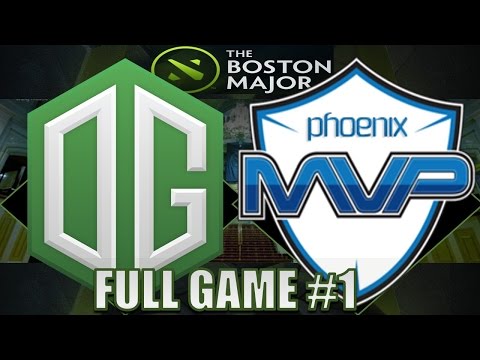 OG Dota2 VS MVP Phoenix #1 Boston Major Dota 2 Full Game 7.14