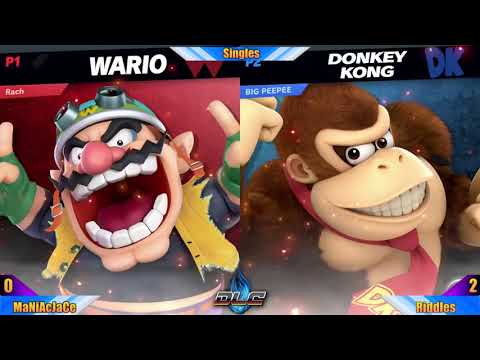 Ultimate SmashaPalooza #3: Winners Semis - MaNiAcJaCe (Wario) vs Riddles (Donkey Kong)
