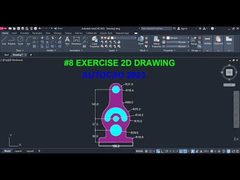 AutoCAD 2D exercise 1