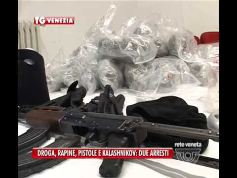 VENEZIA TG - 23/09/2015 - DROGA, RAPINE, PISTOLE E KALASHNIKOV: DUE ARRESTI