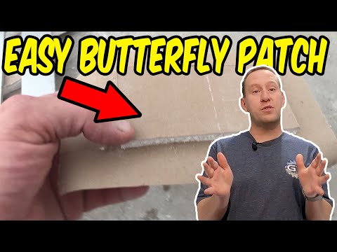 Die geheime Schmetterlingstechnik zum perfekten Ausbessern von Wandlöchern