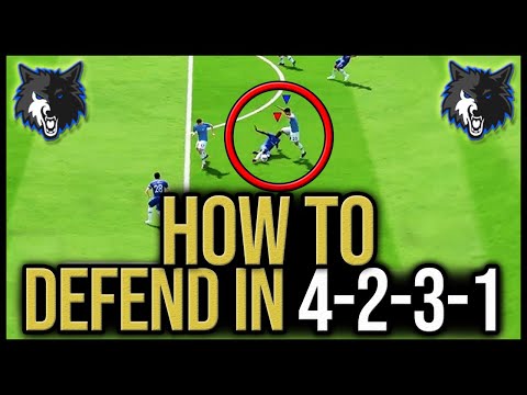 HOW TO DEFEND IN THE 4231 - FIFA 20 ULTIMATE TEAM DEFENDING TUTORIAL - BEST 4231 CUSTOM TACTICS