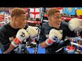 OH MY GOD! DEVIN HANEY LOOKING LIKE A BEAST TRAINING FOR GEORGE KAMBOSOS 2 FIGHT UNREAL ON THE MITTS