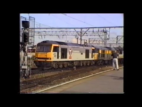 Trains In The 1990's   Crewe Diesel & Electric Variety, July 1994