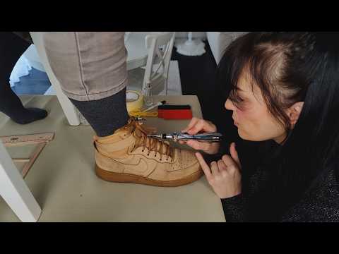 ASMR Shoe Adjustment & Intensive Cleaning