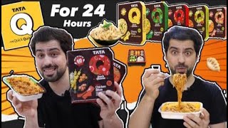 I only ate TATA Q Ready To Eat Products for 24 HOURS || Food Challenge