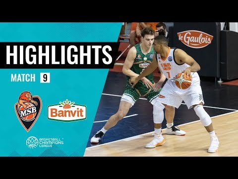 3ème victoire en Basketball Champions League ! - Highlights MSB vs. Banvit