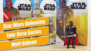 Moff Gideon Epic Hero Series 4" Figure - Star Wars Unboxing