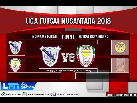 [FINAL] LFN LAMPUNG 2018 - FUTSAL KOTA METRO (KOTA METRO) VS NO NAME FC (BANDAR LAMPUNG)