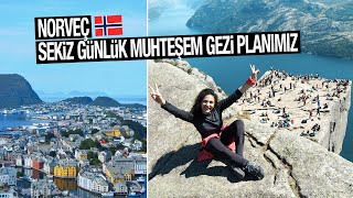 8 Günlük Norveç Turumuzu 8 Dakikada Anlattık - Norveç Roadtrip - Trekking Rotala