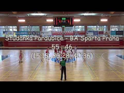 2017 1022 Basket U17 Extraliga U17 _ Studánka Pardubice - BA Sparta Praha
