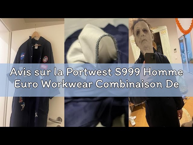 Vídeo relacionado con Portwest S999 Mono De Trabajo De Polialgodón Euro Workwear Para Hombre Rojo, L
