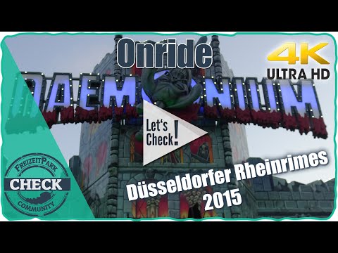Düsseldorf Rheinkirmes 2015 - Daemonium Onride (UHD/4K)