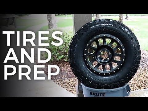 Coating Raptor Method Wheels:  E1 - Tires & Prep