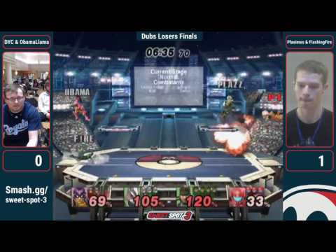 Sweet Spot 3 PM - DYC & ObamaLlama Vs. Plasimus & FlashingFire - Doubles Losers Finals