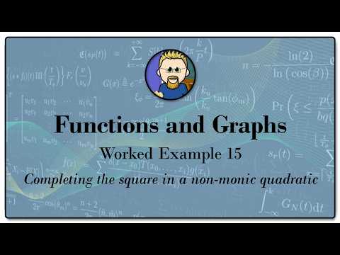 Completing the Square and the Graphs Eg 15