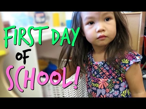 JULIANNA'S FIRST DAY OF SCHOOL EVER! - September 12, 2016 -  ItsJudysLife Vlogs