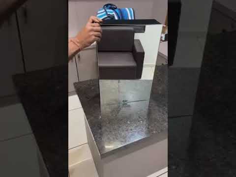 Stainless steel 10x16 inch mirror bathroom cabinet