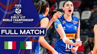 Italy vs. Algeria - Pool Play | Girls' U17 World Championship - 2026
