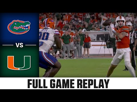 Florida vs. Miami Full Game Replay | 2025 ACC Football