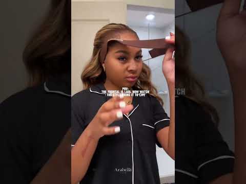 This warm-toned wig has you glowing all season ✨🥰  #arabellahair  #wigs  #wiginstall