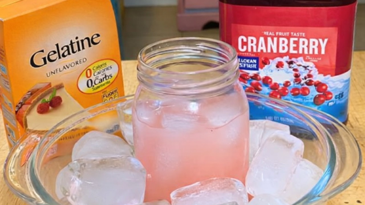 Dr Oz – 5 Seconds Gelatin Trick - Dr Oz Pink Gelatin Trick – Pink Gelatin Recipe