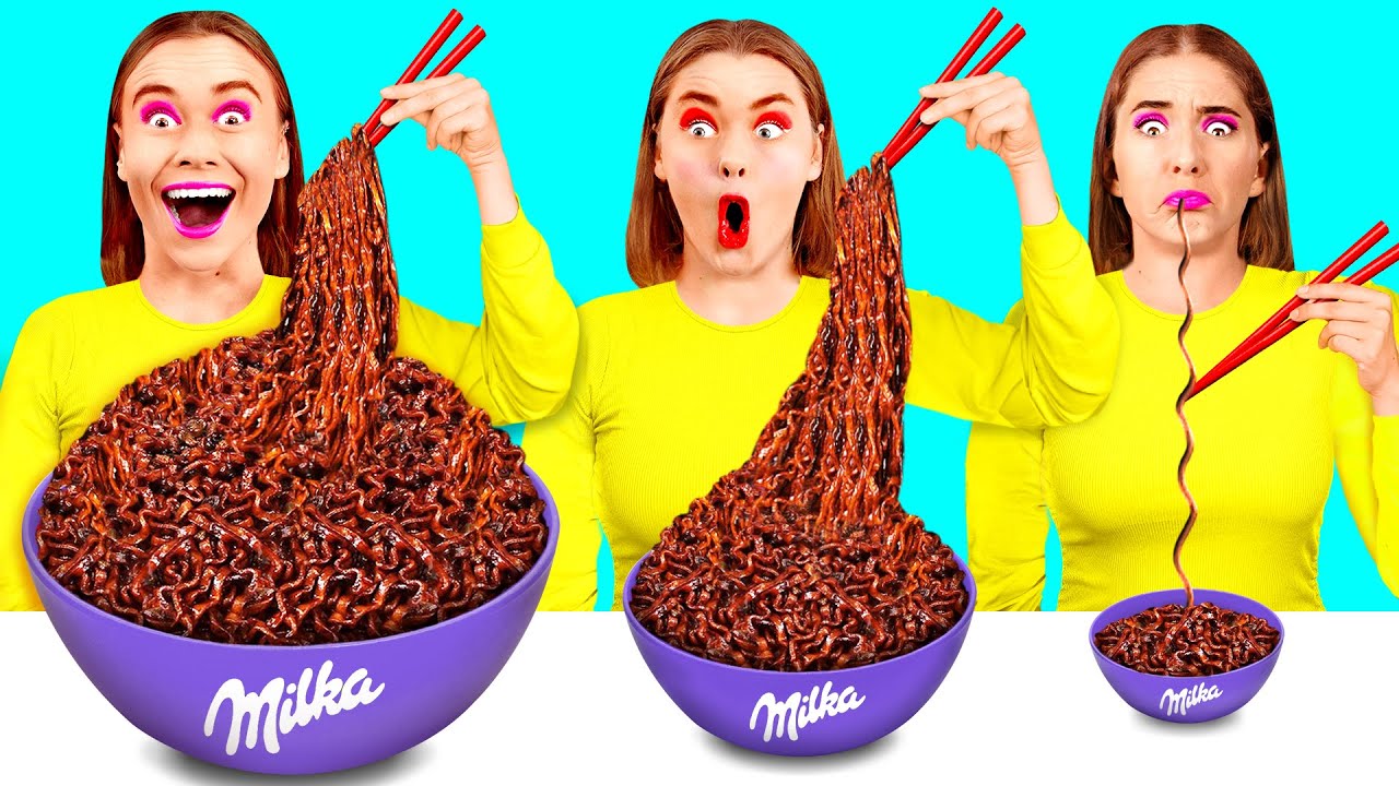 Big, Medium and Small Plate Challenge | Awesome Kitchen Tricks by GoFun Challenge