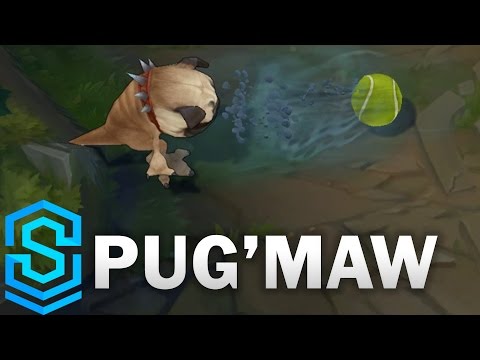 Pug'Maw (Pug/Doggo Kog'Maw) Skin Spotlight - Pre-Release - League of Legends