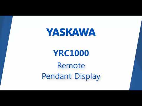 Yrc1000 teach pendant robot controller