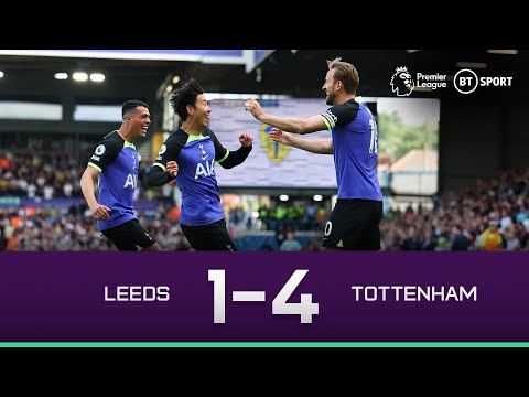 Leeds vs Tottenham (1-4) | Hosts relegated after heavy defeat | Premier League Highlights