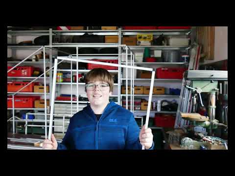 Aufbau & Türe Bauen am  DIY Fahrradwohnwagen F5