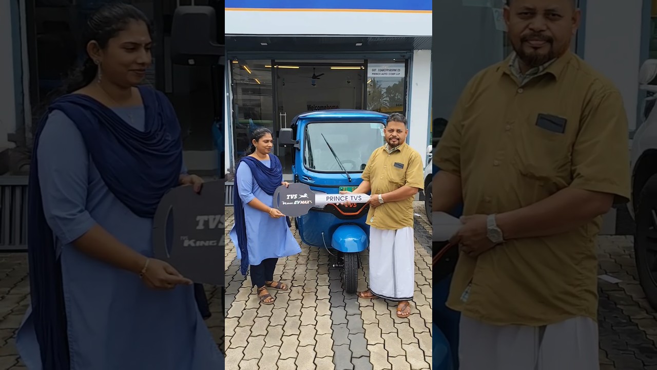 TVS ELECTRIC AUTO RICKSHAW DELIVERY #viralshort #viralvideo