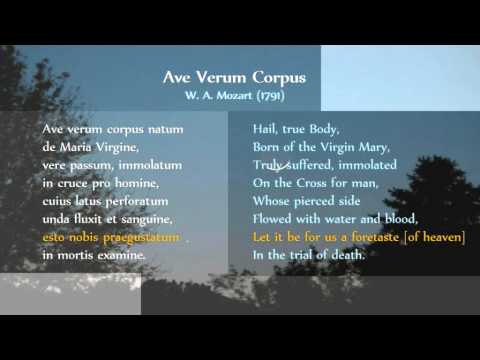 Mozart Ave Verum Corpus K.618