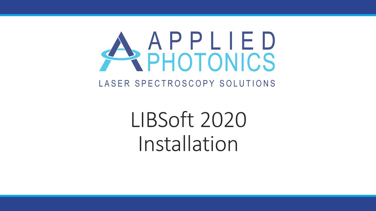 1   LIBSoft installation