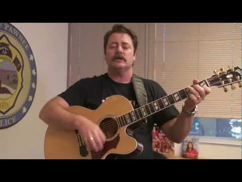 Nick Offerman, the singer/songwriter