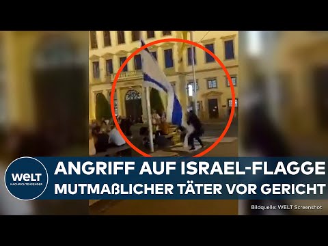 AUGSBURG: Angriff auf Israel-Flagge – Mutmaßlicher Täter war untergetaucht, aber nun vor Gericht
