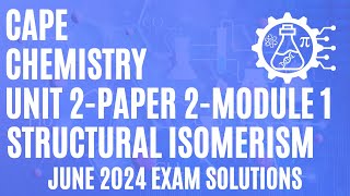 CAPE Chemistry Unit 2 Paper 2 Solutions - May/June 2024 Exam Solutions -  *FULL DETAILED SOLUTIONS*